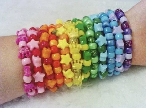 Rainbow Kandi, Scene Kandi, Kandi Cuff Patterns, Diy Kandi Bracelets, Pony Bead Bracelets, Diy Kandi, Kandi Kid, Kandi Cuff, Kandi Patterns