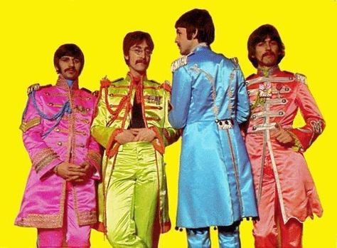 John Lennon, Paul McCartney, Ringo Starr and George Harrison Beatles Costume, Billy Campbell, Sgt Peppers Lonely Hearts Club Band, Beatles Sgt Pepper, Beatles Albums, Pattie Boyd, Peter Blake, Beatles Photos, Sgt Pepper