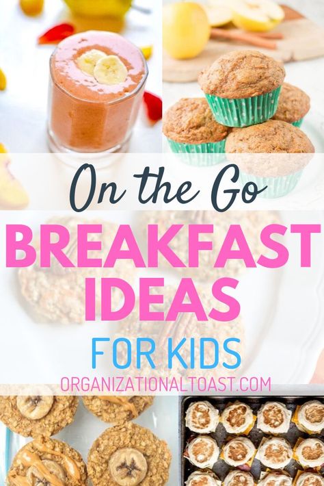 On The Go Breakfast Ideas, Healthy On The Go Breakfast, Easy Kids Breakfast, Breakfast Ideas For Kids, On The Go Breakfast, Kid Friendly Breakfasts, Healthy Breakfast For Kids, Healthy Breakfast On The Go, Back To School Breakfast