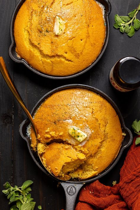 Hot Honey Southern Cornbread Half Baked Harvest Cornbread, What To Do With Hot Honey, Jalapeño Honey Cornbread, Hoecakes Deep South Southern Recipes, Hot Honey Cornbread, Fancy Cornbread, Thanksgiving Recipes Southern, Honey Cornbread Recipe, Cornbread Recipe From Scratch