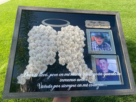 Frame size : 14x18 Shadow Box Memory, Personalized Shadow Box, Baby Shadow Box, Shadow Box Gifts, Diy Shadow Box, Personalized Memorial Gifts, Flower Shadow Box, Memory Crafts, Paper Flower Crafts