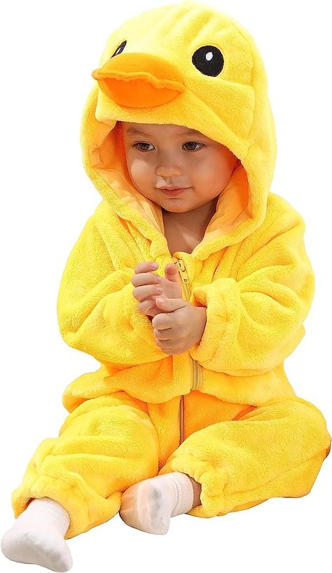 Animal Outfit, Newborn Halloween Costumes, Newborn Halloween, Onesie Costumes, Animal Onesie, Baby Duck, Baby Ducks, Baby Halloween Costumes, Baby Warmer