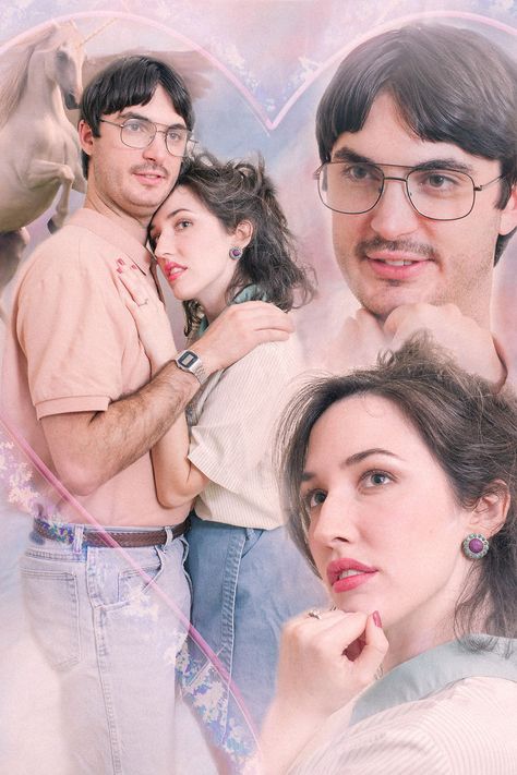 We Got Engaged And Took Some 80s Photos | Bored Panda Casais Aesthetic, 80s Couple, Funny Couple Photos, Funny Engagement Photos, Themed Engagement Photos, Funny Couple Pictures, Awkward Photos, 80s Photos, Awkward Family Photos