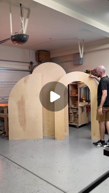 Woodshop Box Studio on Instagram: "Full arch, Hollow arch and a Half or Slanted arch backdrops, which one is the best looking?  📌 All the tools and things i use are linked in my bio 📌  📌 Need a quote for a custom woodwork? Text and email will get to me faster but also you can DM me now as well 📌  👉 I don’t do delivery ☝️ Only pickup or local delivery is available and I’m located in Sacramento 👈  #arch #backdrop #backdropdecoration #backdropdesign #custombackdrop #backdroparch #woodbackdrop #woodwork #woodshop #customwoodshop #customwoodwork #rainbowarch #archstand #woodworking #sacramento #eventdesign #eventdecor #archwall #tiara #circle #eventbackdrop #partybackdrop #birthdaybackdrop #weddingbackdrop #weddingbackdrops #weddingdecor #weddingdecoration #weddingdecorideas #woodworker" Diy Arch Background Panels, Photo Backdrop Arch Diy, Backdrop Arch Ideas, Wooden Arch Backdrop Diy, Plywood Arch Backdrop, Open Arch Backdrop, Diy Arch Backdrop, Arch Backdrops, Diy Backdrop Stand