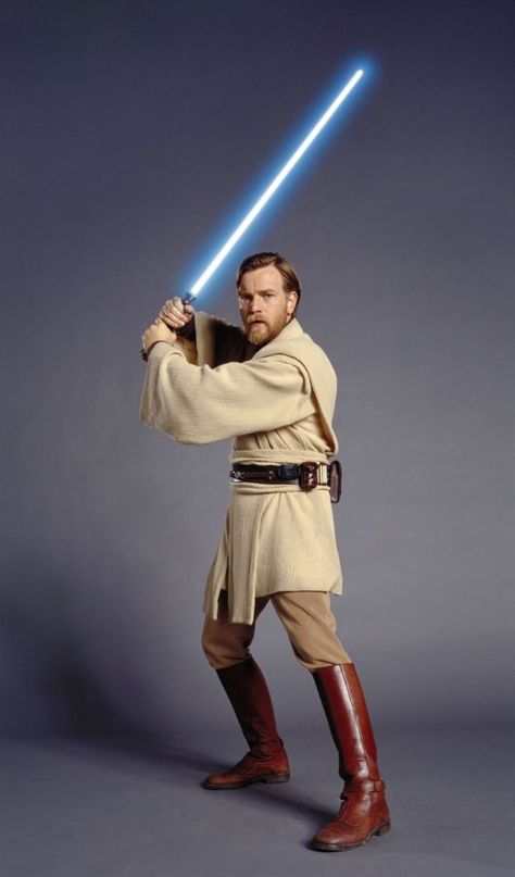 Obi-Wan Kenobi Obi Wan Revenge Of The Sith, Obi Wan Kenobi Revenge Of The Sith, Jedi Archives, Obi One, Jedi Temple, Tattoo Poster, Jedi Costume, Star Wars Obi Wan, Star Wars Halloween