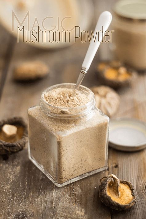 If fish sauce is liquid umami in a bottle, this is powdered umami in a jar, and an indispensable tool in your kitchen arsenal. - Michelle Tam, Nom Nom Paleo Flavored Salt, Mushroom Salt, Homemade Seasoning, Jar Food, Spice Mix Recipes, Nom Nom Paleo, Flavored Salts, Diy Spices, Shiitake Mushrooms