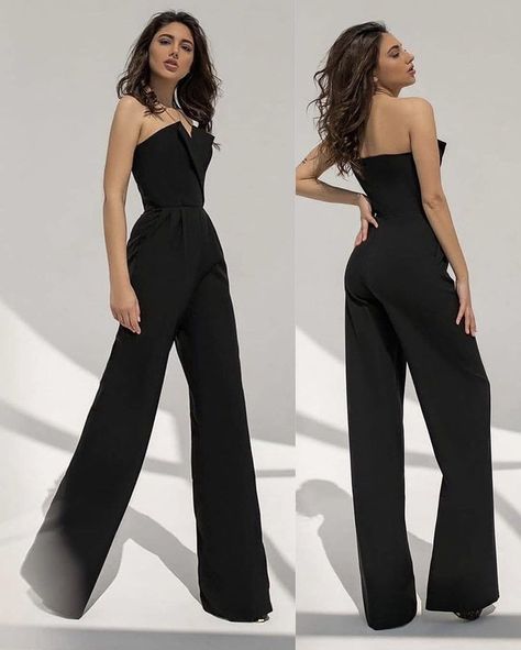 Fancy Jumpsuit Prom, Fancy Jumpsuit, Fancy Dresses Long, Woman Suit Fashion, Pretty Prom Dresses, Classy Work Outfits, Streetwear Fashion Women, Professional Dresses, Fashion Dresses Casual