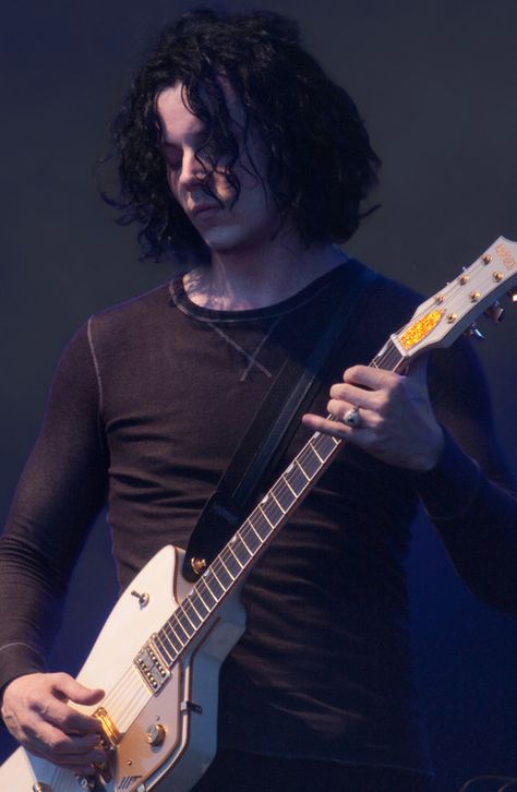 Jack White - Being Jack Whitey. Is there anything better than a man with a guitar? Jack White Quotes, Meg White, Guitar Collection, The White Stripes, Jack White, I Love Music, All Music, Record Store, Music Love