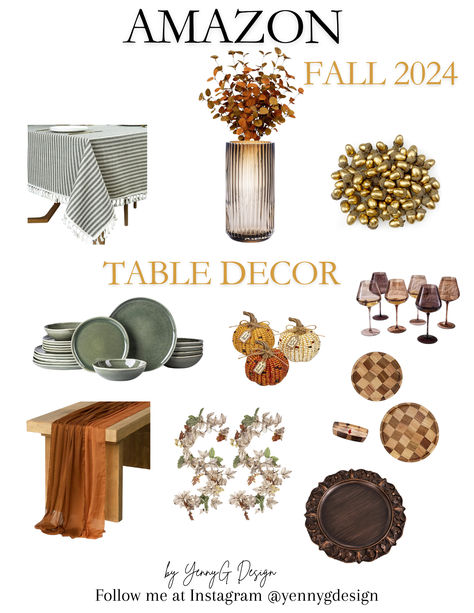 🍂 Elevate your fall gatherings with stunning table decor from Amazon! 🍁 Whether you're hosting a cozy dinner or a festive brunch, these table decor essentials will bring autumn charm to your table setting 🍁👇 🍁🍁🍁🍁🍁🍁🍁🍁🍁🍁🍁🍁🍁🍁🍁🍁 Fall Table Set Up, Thanksgiving Food Table Set Up, How To Style A Buffet Table, How To Style A Buffet, Modern Thanksgiving Tablescapes, Thanksgiving Food Table, Decor From Amazon, Autumn Dinner, Thanksgiving Sweet Treats