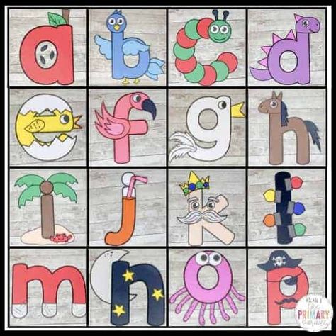 School Crafts For Preschoolers, Interactive Alphabet Notebooks, Alphabet Lesson Plans, Easy Learning Activities, Letters Ideas, Craft Letters, Alphabet Crafts Preschool, Abc Crafts, Alphabet Letter Crafts