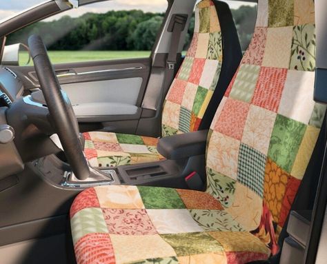 Crochet car seat cover