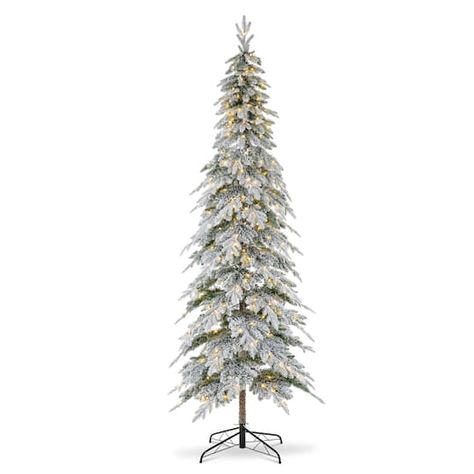 "Purchase the Glitzhome® 9ft. Pre-Lit Spruce Artificial Christmas Tree, Warrm White LED Lights at Michaels. com. A decorator's delight, thanks to open branches and natural pockets designed to showcase your treasured ornaments. This lifelike spruce gleams with more than 470 warm white microlight LEDs. A decorator's delight, thanks to open branches and natural pockets designed to showcase your treasured ornaments. This lifelike spruce gleams with more than 470 warm white microlight LEDs. Tree styl White Artificial Christmas Tree, Faux Christmas Trees, Spruce Christmas Tree, Warm White Lights, Pencil Christmas Tree, White Lights, Metal Tree, Green Christmas Tree, Christmas Store