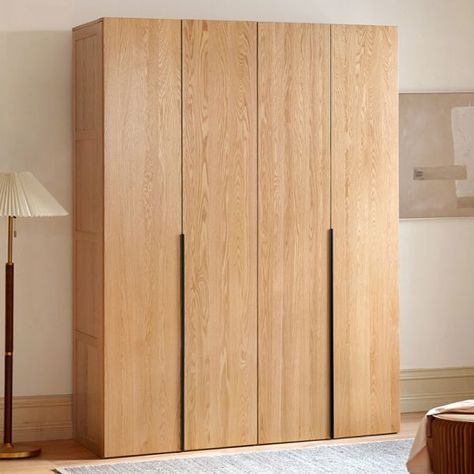 Nordic Bedroom Wardrobe, Wardrobe Freestanding, Clothes Wardrobe Cabinet, Wooden Wardrobe Design Bedroom, Wooden Wardrobe Ideas, Wardrobe Design Bedroom Modern, Wardrobe Internal Design, Walk In Closet Inspiration, Freestanding Wardrobe