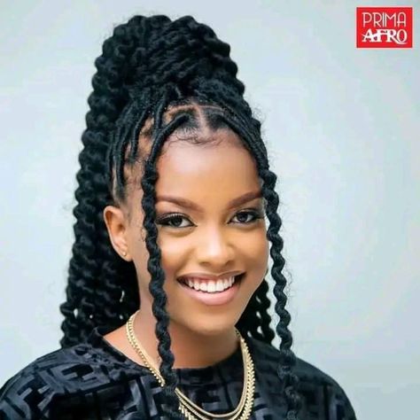 Makeba Braids Styles, Latest African Hair Braiding Styles, Big Twist Braids Hairstyles, Hair Braiding Styles, African Hair Braiding, Latest Braided Hairstyles, Latest Hair Braids, Kinky Twists Hairstyles, Natural Hair Short Cuts