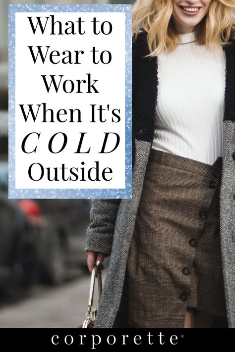 If you're unsure what to wear to work now that it's getting cold outside, we've got some great tips for you, including how to look polished and professional in the winter, how to adjust business casual attire when it's freezing, and what to wear as layers beneath things like unlined suit pants and more. Business Casual In Winter, Winter Work Suits For Women, Women Business Attire Winter, Work Layers Outfit, Cold Weather Business Professional, Women’s Winter Business Attire, Winter Business Attire For Women, London Business Attire Women, What To Wear To The Office Winter