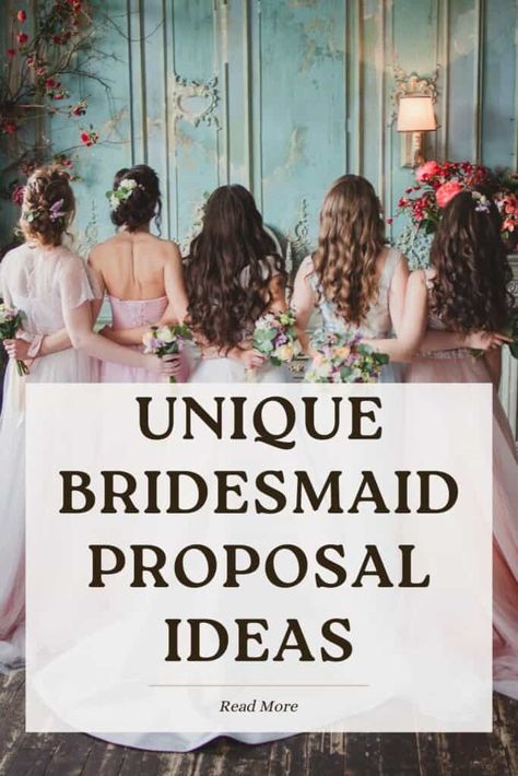 Asking Bridesmaids Ideas Unique, Funny Bridesmaids Gifts, How To Ask Your Bridesmaids Unique, Cute Bridesmaid Proposals Creative, Bridesmaid Colour Ideas, Bridesmaid Ask Ideas, Non Traditional Bridesmaid Proposal, Bridesmaid Must Haves, Gifts For Asking Bridesmaids