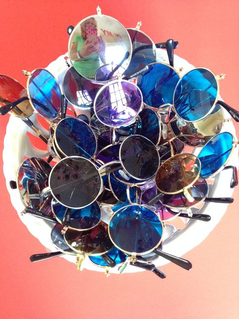 Rock Party Ideas, Beatles Themed Party, Beatles Birthday Party, Beatles Theme, Flower Power Party, Beatles Birthday, Decades Party, Hippie Glasses, Hippie Birthday Party