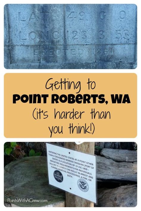 Point Roberts Washington is an awesome geographical oddity that is ONLY… Point Roberts Washington, Car Travel Hacks, Bucket List Vacations, Honeymoon Locations, Travel Finds, Road Trip With Kids, Family Destinations, Family Road Trips, Family Travel Destinations