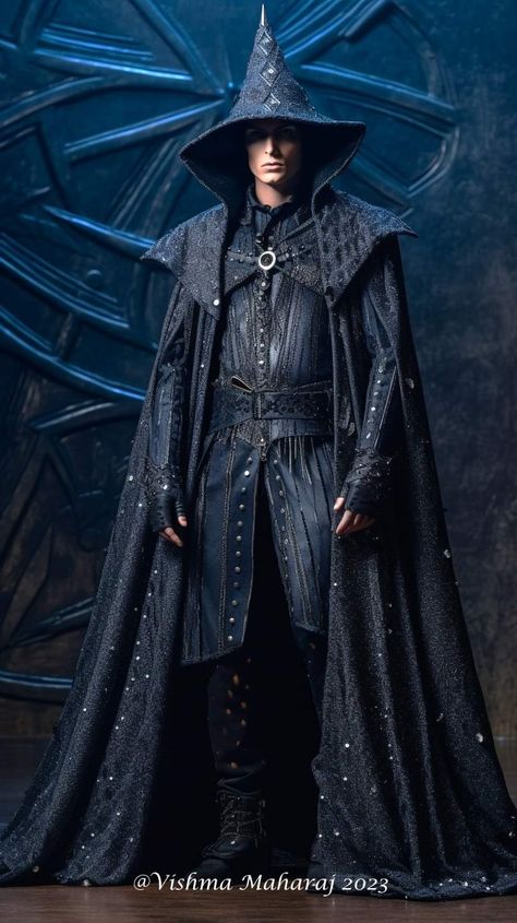 Warlock Costume, Wizard Robes, Male Witch, Wizard Costume, Nerdy Outfits, Star Wars Fashion, Fairytale Fashion, Concept Clothing, Male Cosplay