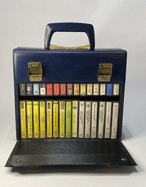 Vintage 70s/80s Cassette Holder With Keys Holds 30 - Tapes not included | eBay Cassette Holder, 80s Cassette, Vinyl Holder, Leo Sayer, Johnny Mathis, Vintage Compact, Vintage Hifi, Vintage Cassette, Rod Stewart