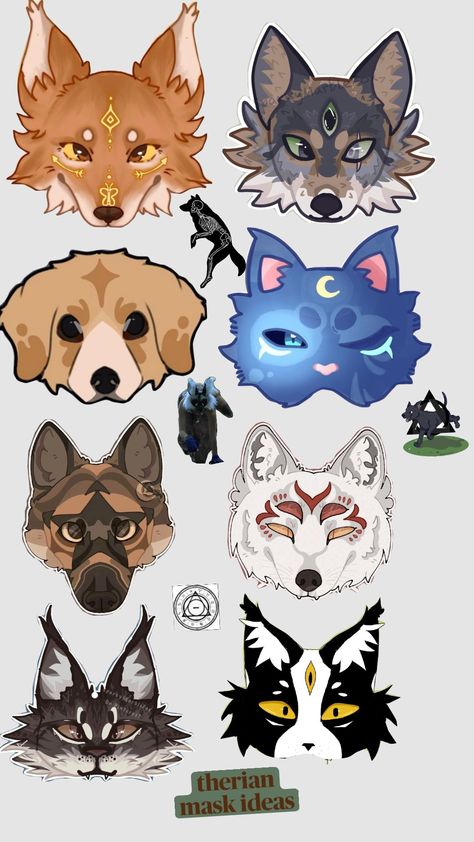 therian mask ideas Therian Usernames, Therian Mask Ideas Drawing, Cat Mask Ideas Therian, Therian Fox Mask Ideas, Wolf Therian Mask Ideas, Animal Mask Ideas, Fox Mask Ideas, Therian Mask Ideas Wolf, Therian Mask Idea