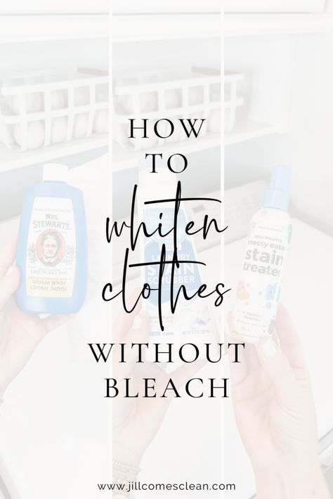 Brighter Whites Laundry, Whiten Clothes Without Bleach, Diy Laundry Whitener, Whiten Laundry Without Bleach, Whiten Clothes With Vinegar, How To Brighten White Clothes, How To Wash White Clothes, How To Whiten White Clothes, Clean White Clothes