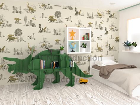 Dinosaur decor bedroom