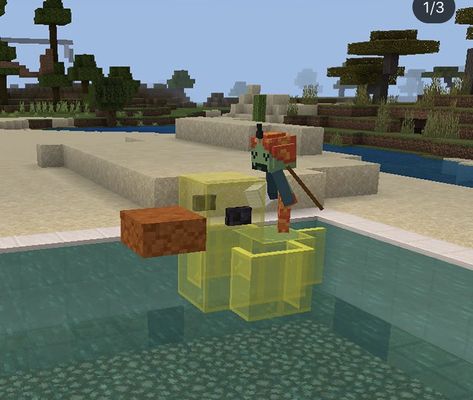 Minecraft Duck House, Duck Minecraft Build, Duck Minecraft, Minecraft Parrot Enclosure, Minecraft Rubber Duck Build, Minecraft Small Animal Pen, Minecraft Parrot Sanctuary, Minecraft Easy Builds, Simple Minecraft Animal Pen