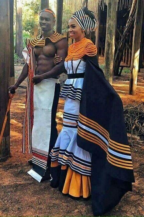 African Tribes Kingdoms and Empires Xhosa Traditional Wedding Dresses, Zulu Bride, Xhosa Attire, Moda Afro, Traditional African Clothing, Traditional Weddings, African Royalty, Dresses Traditional, African Traditional Wedding