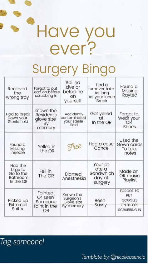 Instagram Story Template Surgery Operating Room edition! For operating room nurses, scrub techs, ST’s, circulators, scrub nurses, circulator RN, scrubs. Surg Tech Appreciation Week, Surgical Scrub Tech Week Gifts, Funny Surgical Tech Quotes, Scrub Tech Humor, Surg Tech Week Gifts, Perioperative Nurses Week Ideas, Surgical Technologist Week Gifts, Surgical Tech Week Ideas, Scrub Tech Week Ideas