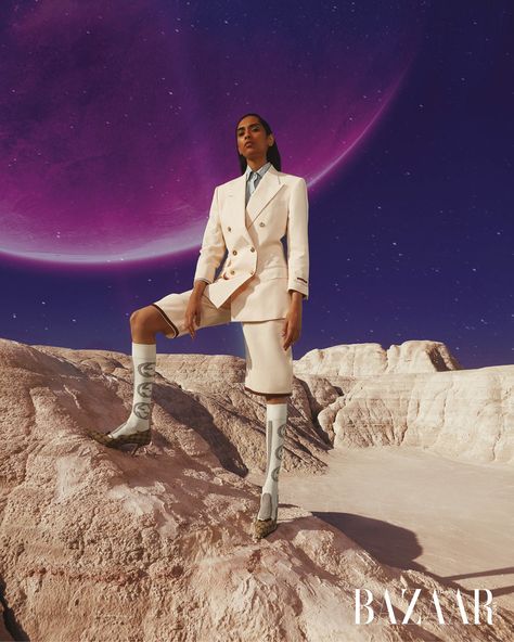 Greenscreen Ideas, Instagram Branding Design, Space Fashion, Space Style, 3d Fashion, Photographie Inspo, Gucci Fashion, Fashion Photography Editorial, Harper's Bazaar