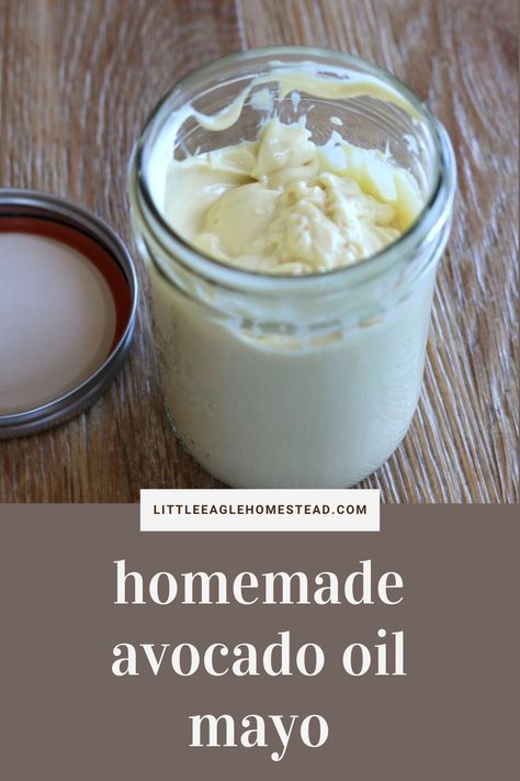 Easy Homemade Avocado Oil Mayo Avocado Oil Mayo Recipe, Homemade Mayonnaise Recipe Avocado Oil, Homemade Olive Oil Mayo, Homemade Avocado Mayo, Homemade Mayonaise Avocado Oil Recipe, Mayonnaise Recipe Avocado Oil, Diy Avocado Oil, Homemade Avocado Oil, Avocado Mayonnaise Recipe