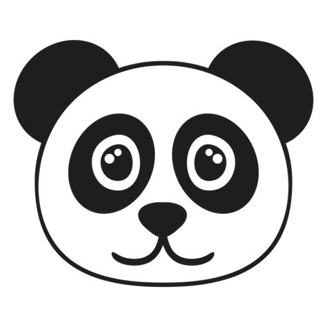 Panda Template, Punch Pano, Panda Themed Party, Panda Mask, Panda Head, Face Outline, Mask Pictures, Outline Images, Graphic Design Projects