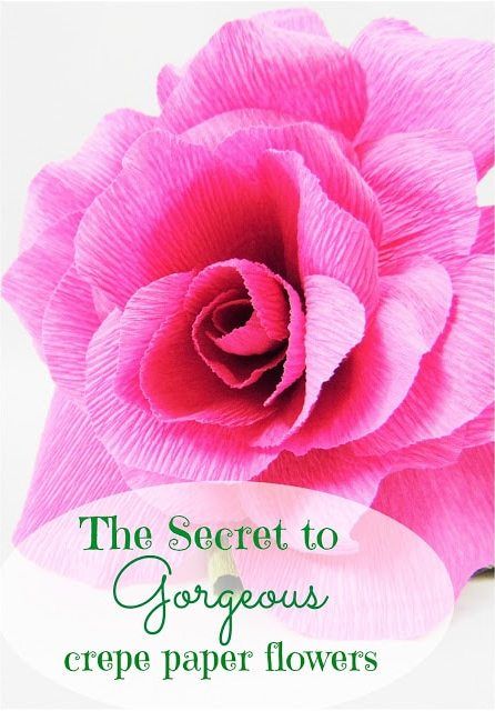 The Secret to Perfect Crepe Paper Flowers Crepe Paper Roses Tutorial, Tissue Crafts, Crepe Flowers, Crafting Party, Crepe Paper Flowers Diy, Silhouette Butterfly, Paper Rose Template, Paper Flower Centerpieces, Crepe Paper Roses