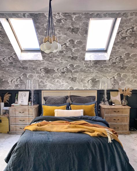 15 attic ideas to embrace rooms with sloped ceilings | Real Homes Eaves Bedroom, Slanted Ceiling Bedroom, Dormer Bedroom, Sloped Ceiling Bedroom, Small Attic Room, Attic Ideas, Loft Interior, Attic Bedrooms, Upstairs Bedroom