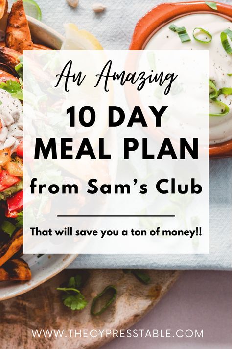 Meal Plan For Men, Sams Club Family Meals, Healthy Meal Prep Sams Club, Dinner Ideas Sams Club, Sam's Club Shopping List, Sams Healthy Shopping List, Money Saving Meal Prep, Sam's Club Meal Prep, Sams Club Meal Prep Shopping Lists