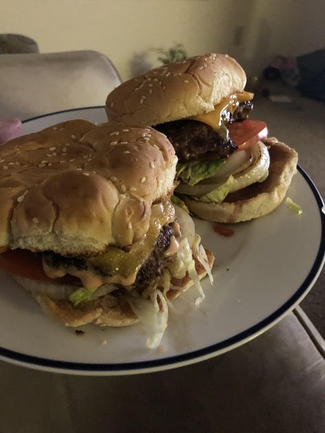 First attempt at homemade smash burgers for my boyfriend #food #meal #foods #healthyfood #keto Boyfriend Food, Food For The Gods, Eating Photography, Greasy Food, Smash Burgers, Smash Burger, Food Is Fuel, Instagram Food, Food Obsession