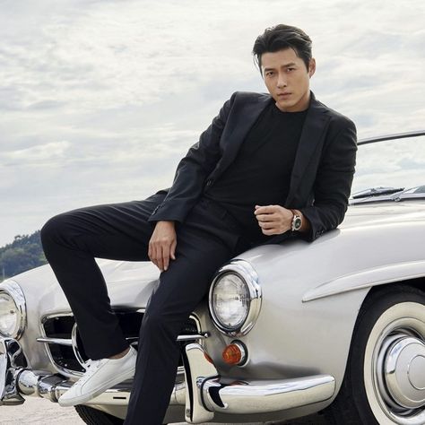 Most Handsome Korean Actors, Nature Paint, Drawing Nature, American Gods, Hyun Bin, Hit The Road, George Clooney, Photography Poses For Men, Hot Actors