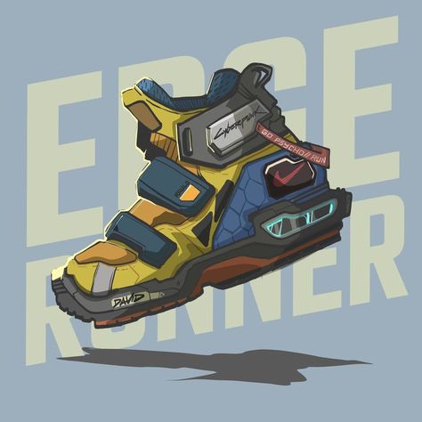 cyberpunk shoes Cyberpunk Shoes Drawing, Sneaker Concept Art, Hover Shoes Concept Art, Sci Fi Shoes Concept Art, Shoe Concept Art, Rocket Boots Concept Art, Cyberpunk Shoes Concept Art, Shoes Cyberpunk, Boots Concept Art