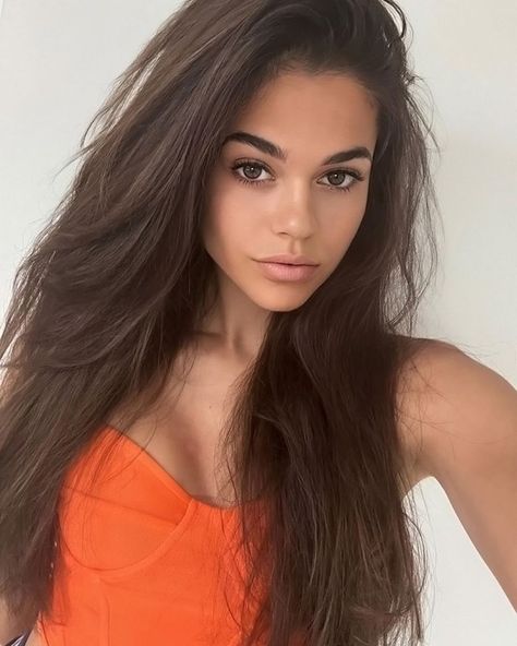 Instagram Crush, Polish Models, Orange Outfit, Celebrity Wallpapers, Brunette Girl, Woman Face, Scream, See More, Actresses