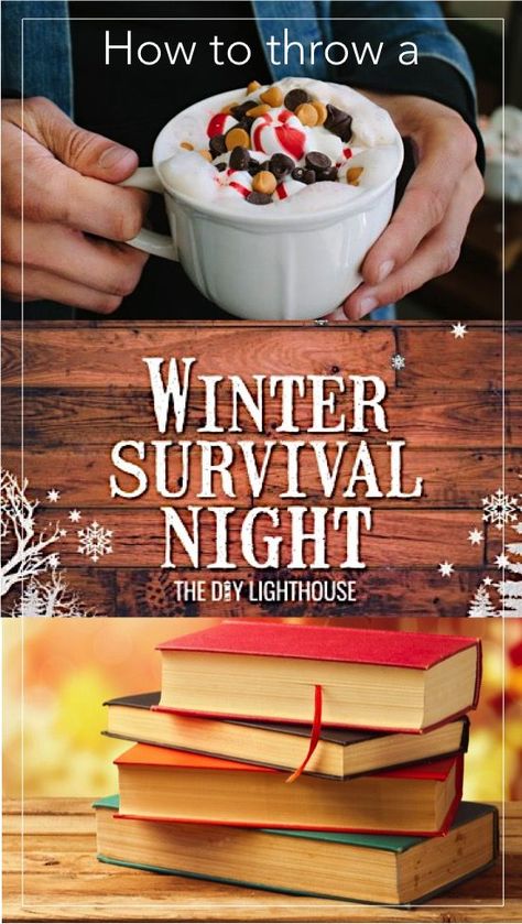 Winter Event Ideas, Winter Themed Party, Diy Lighthouse, Ladies Event, Winter Party Themes, Movie Recommendations, Moms Night, Winter Survival, Winter Parties