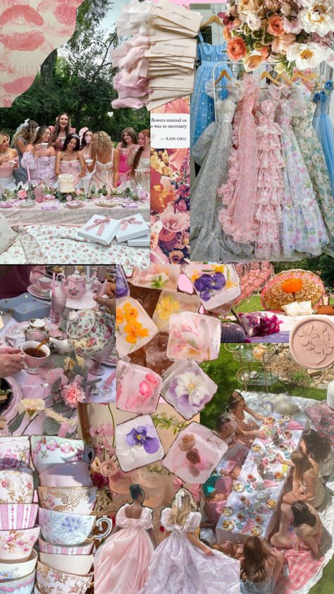 Outdoor Tea Party, Outdoor Tea Parties, Spring Tea Party, Sweet Sixteen Birthday Party Ideas, Fairy Tea Parties, Princess Tea Party, Princess Theme Party, Garden Party Birthday, Tea Party Theme