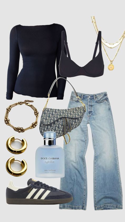 #outfitinspo Navy Blue Outfit, Clothes Trendy, Early Spring Outfits, Stockholm Fashion, Simple Trendy Outfits, Cute Everyday Outfits, Basic Outfits, Early Spring, Fashion Killa