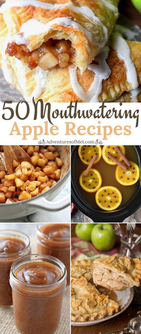 What to do with apples! 50 of the most mouthwatering apple recipes, including desserts, Crockpot recipes, preserving and canning, and more delicious ideas! #adventuresofmel #applerecipes #appledesserts #preservingapples #apples #fallrecipes #canningapples #applerecipeideas Evercrisp Apple Recipes, Apple Preservation Recipes, Home Grown Apple Recipes, Ripe Apple Recipes, What To Do With Lots Of Apples, What To Do With Apples From Tree, Gala Apple Recipe, Apple Preservation, Things To Do With Apples