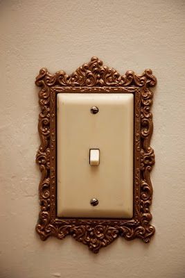 Light Switch Covers Diy, Vintage Light Switches, Decorative Light Switch Covers, Frame Light, Elegant Frame, Light Switch Plate Cover, Light Switch Cover, Switch Plate Covers, Light Switch Plates