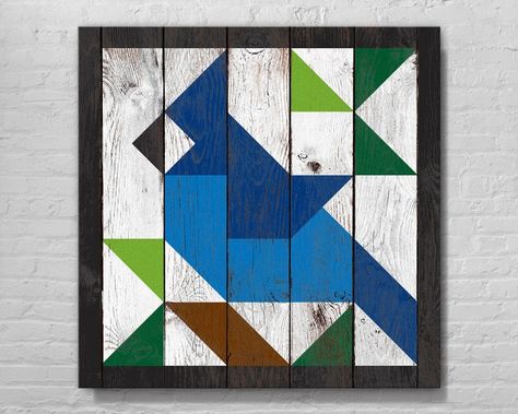 Rustic Wood Texture, Wood Quilt Block, Bird Quilt Blocks, Bird Barn, Acrylic Art Projects, Barn Signs, Painted Barn Quilts, Barn Quilt Designs, Homemade Quilts