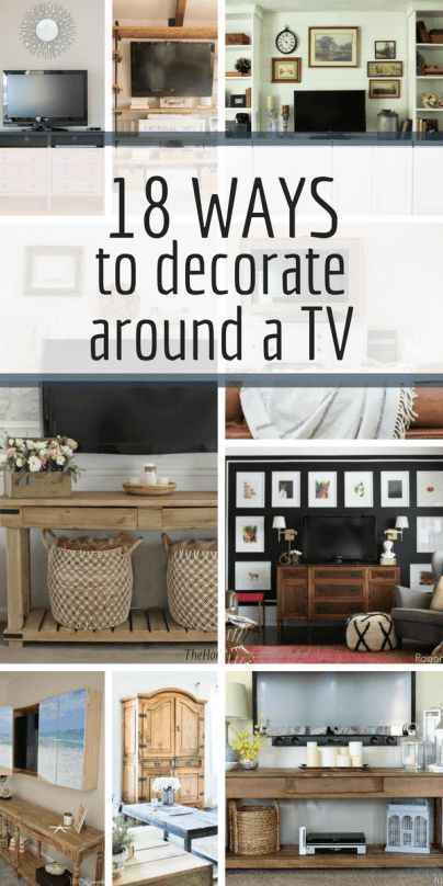 How To Decorate Around A Tv, Decorate Tv Wall, Decor Around Tv, Flat Screen Tv, Tv Wall Decor, Tv Wall Design, Tv Decor, Living Room Tv Wall, Cheap Decor