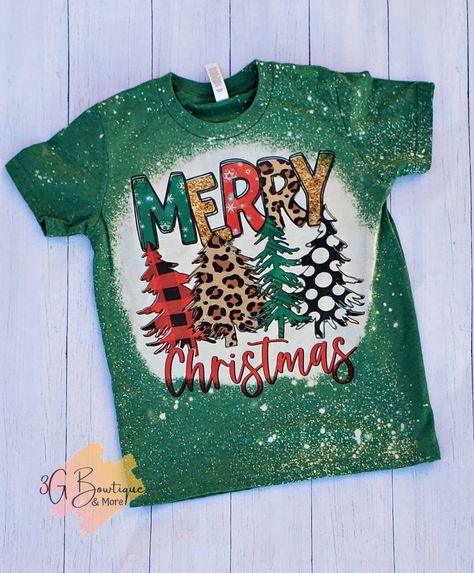 Excited to share the latest addition to my #etsy shop: Merry Christmas bleached tee https://etsy.me/3wHnRcR #sublimatedshirt #sublimatedtee #christmasshirt #bleached #christmas #merry #merrychristmas #christmastrees #3gbowtiqueandmore Tie Dye Christmas Shirts, Tie Dye Christmas, Sublimation Shirts, Bleached Shirt, Lubbock Tx, Sublime Shirt, Grass Green, Christmas Merry, Leather Bows