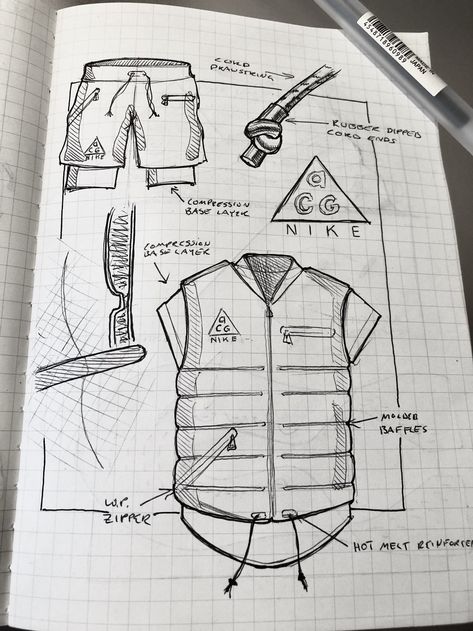 2018 Sketchbook by Cori Steele at Coroflot.com Designers Sketchbook, Streetwear Sketches, Draw Clothing, Fashion Sketches Men, Sketchbook Design, Sketches Design, Apparel Design Inspiration, A Year In Review, Fashion Design Template