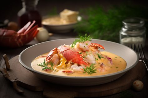 Lobster Newburg is a dish that instantly transforms any meal into a special occasion. Imagine tender lobster meat in a rich, creamy sauce, served over flaky Lobster Newburg Recipes, Lobster Newburg, Shrimp With Lobster Sauce, Deviled Egg Potato Salad, Lobster Sauce, Lobster Recipes Tail, How To Cook Lobster, Lobster Meat, Lobster Recipes